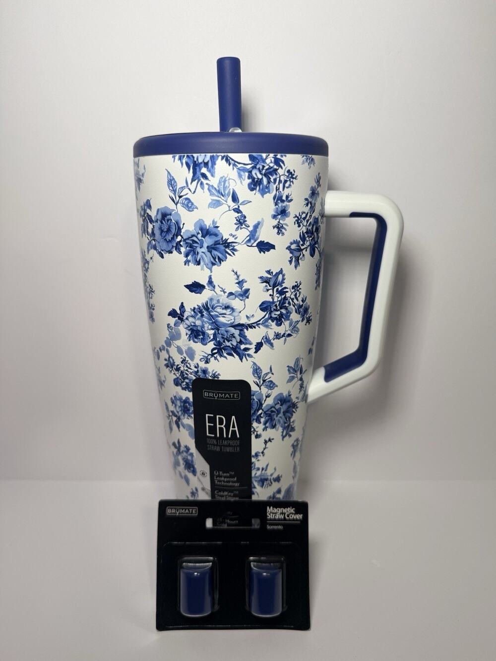 BrüMate Amalfi Collection SORRENTO 40oz OG Era Tumbler BNWT + Straw Covers